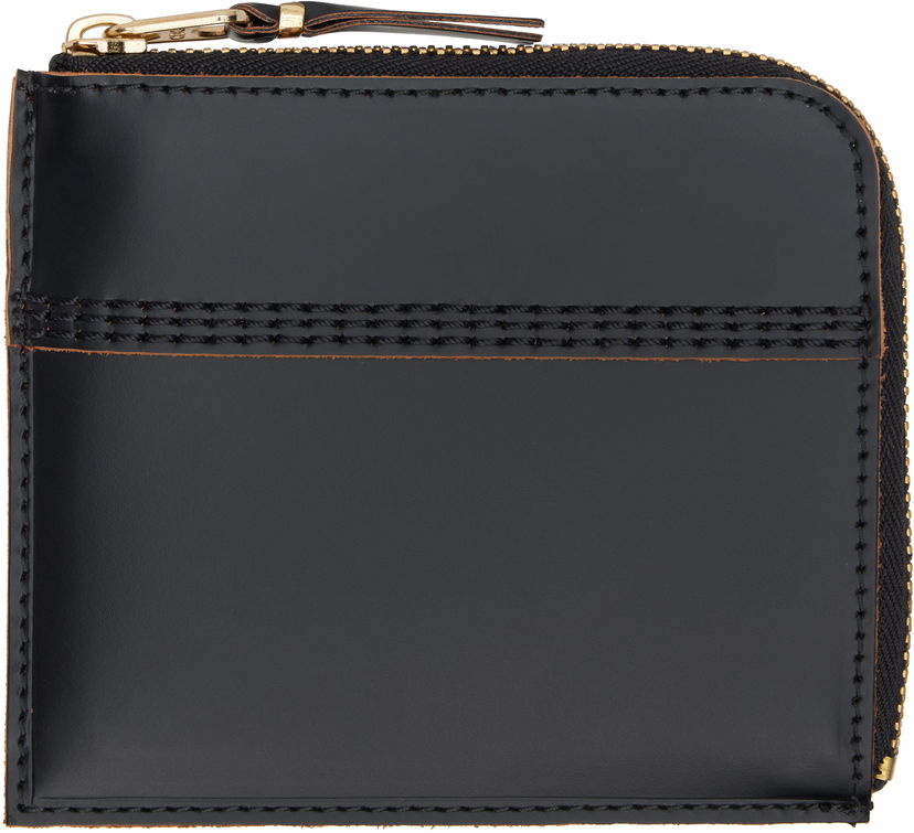 Lompakko Comme des Garçons COMME des GARÇONS Triple Stitch Leather Wallet Musta | SA3100TS