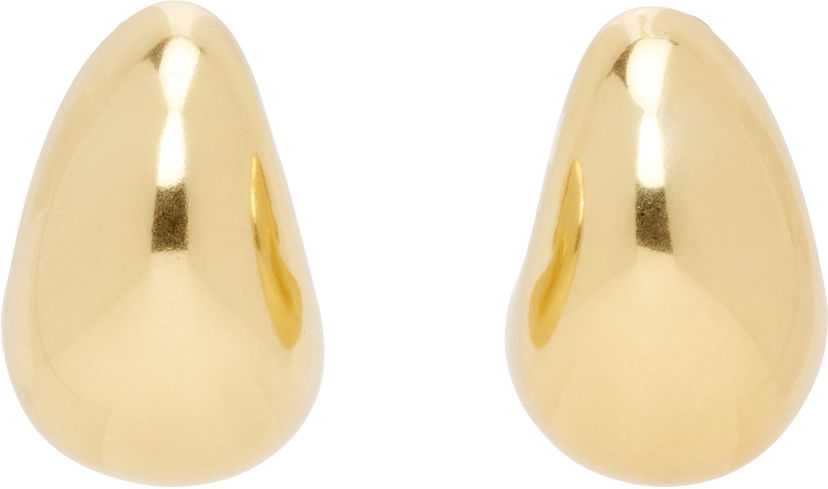 Korvakorut Max Mara Max Mara Goldtone Clip-on Lobe Earrings Keltainen | 2514751062600