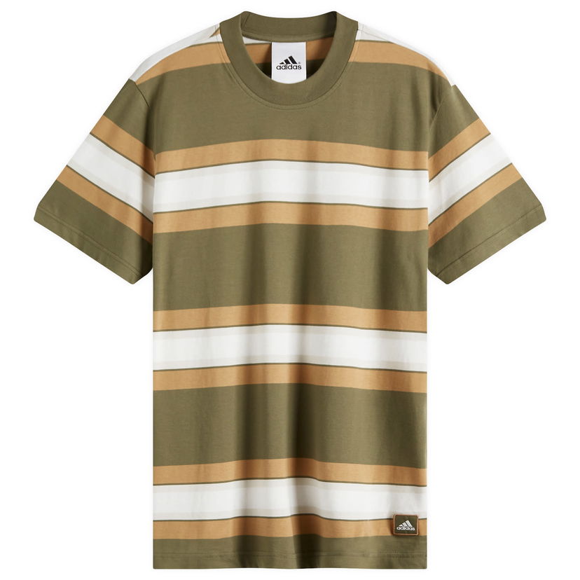 T-paita adidas Originals Men's GRFX Striped T-Shirt, Size Large Vihreä | JD5414