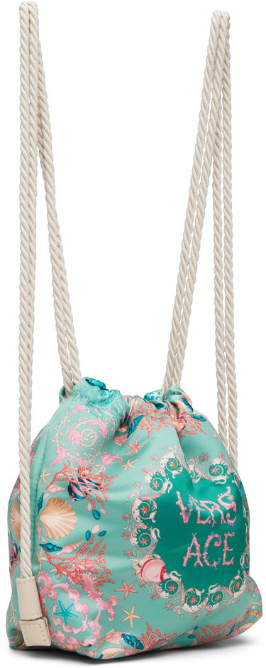 Reppu Versace Versace Underwater Barocco Bucket Backpack Vihreä | 1020953_1A15257, 1