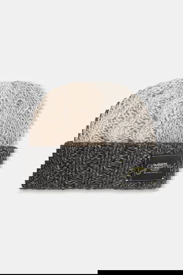 Pipo GANNI Wool Cotton Bubble Beanie Monivärinen | A6661, 0