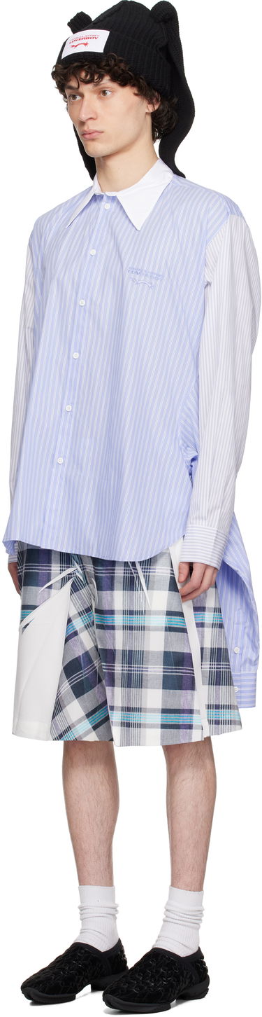 Paita Charles Jeffrey Loverboy Charles Jeffrey LOVERBOY Hug Tie-Front Striped Shirt Sininen | 54070302, 3