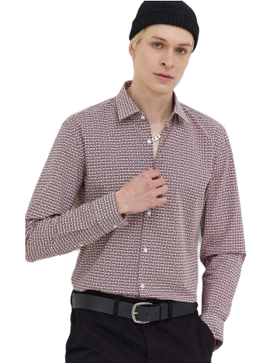 Paita BOSS Printed Slim-Fit Shirt Monivärinen | 50495068
