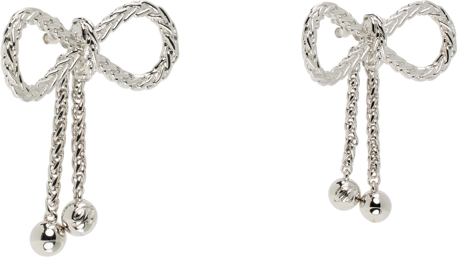 Korvakorut Blumarine Blumarine Bow Drop Earrings Metallinen | P522W310A, 1