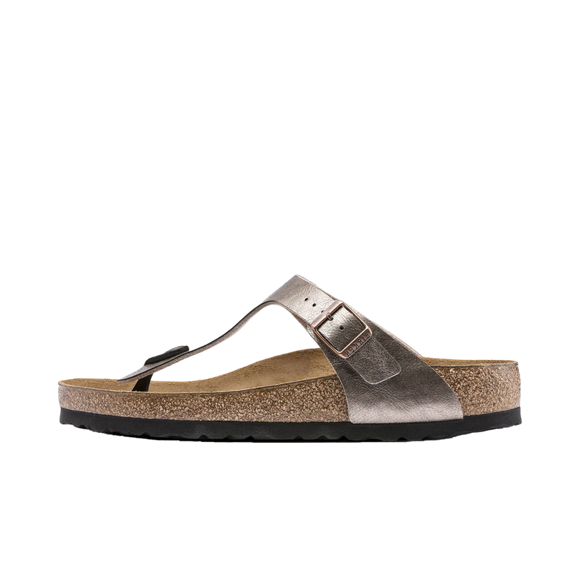 Tennarit ja kengät Birkenstock Gizeh BS Graceful Taupe Narrow Fit W Metallinen | 1016145