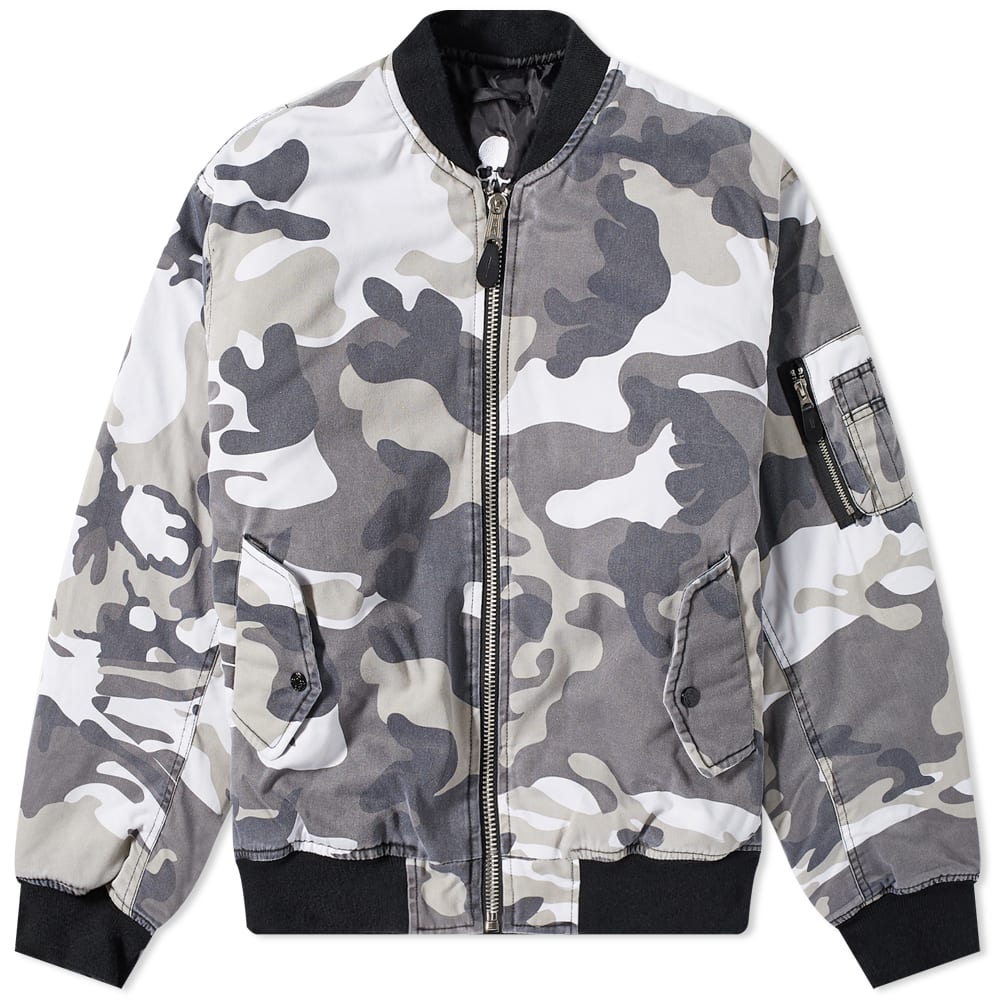 Bomber-takki Mastermind WORLD Fostex x Bomber Jacket Harmaa | MW21C08-BL510-2, 0