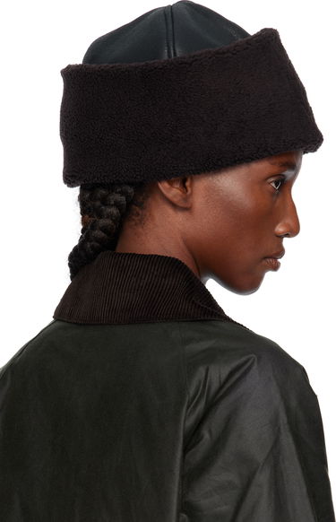 Hattu OUR LEGACY Our Legacy Blizzard Faux-Fur Trapper Hat Musta | A4258BD, 4