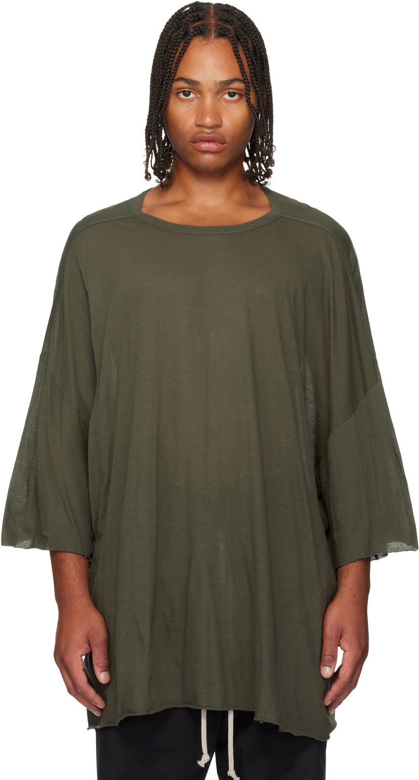 T-paita Rick Owens Rick Owens Concordians Tommy T-Shirt Vihreä | RU02E1283 UC