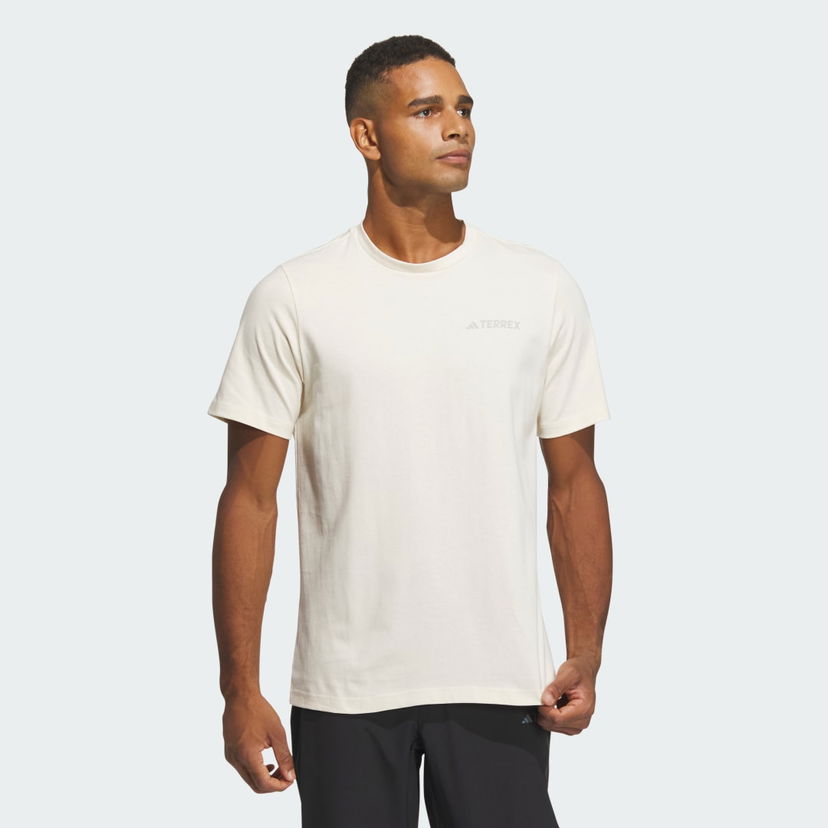 T-paita adidas Performance Graphic Short Sleeve Polygiene 230 GSM Valkoinen | IS0287