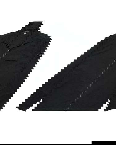 Paita C.P. Company C.P. Company Gabardine Full Zip Overshirt Musta | 18CMOS124A110143G-999, 0