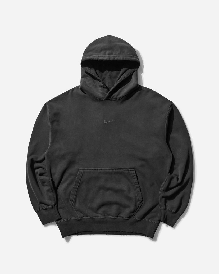 Huppari Nike Solo Swoosh French Terry Hoodie Musta | IB8749-010