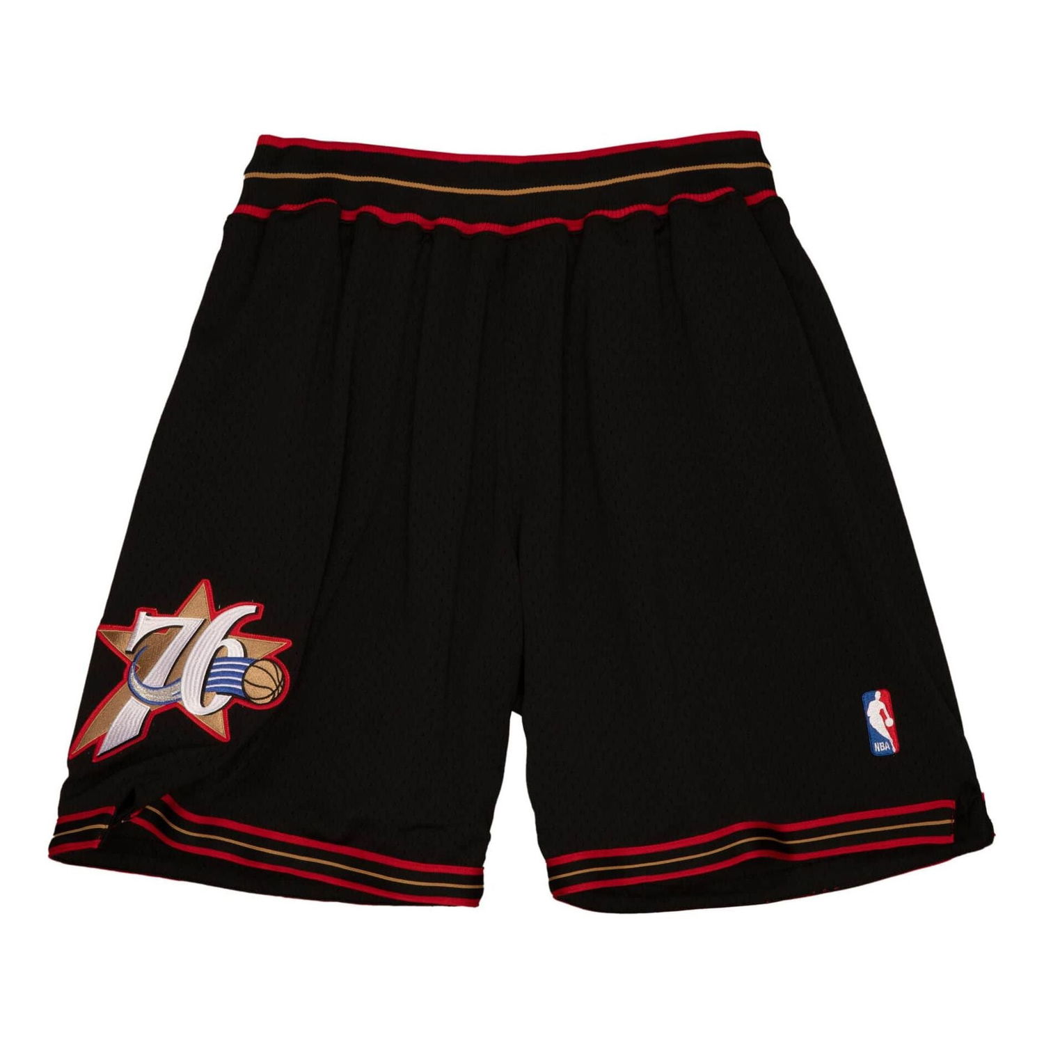 Shortsit Mitchell & Ness Mitchell & Ness Philadelphia 76ers 1997-98 NBA Authentic Road Shorts Musta | ASHRGS18129-P76BLCK97, 0