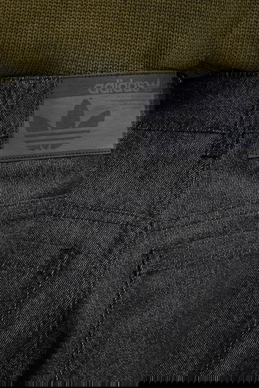 Jeans adidas Originals adidas Originals Baggy Shine High-Waist Wide-Leg Jeans Musta | KE9799, 3