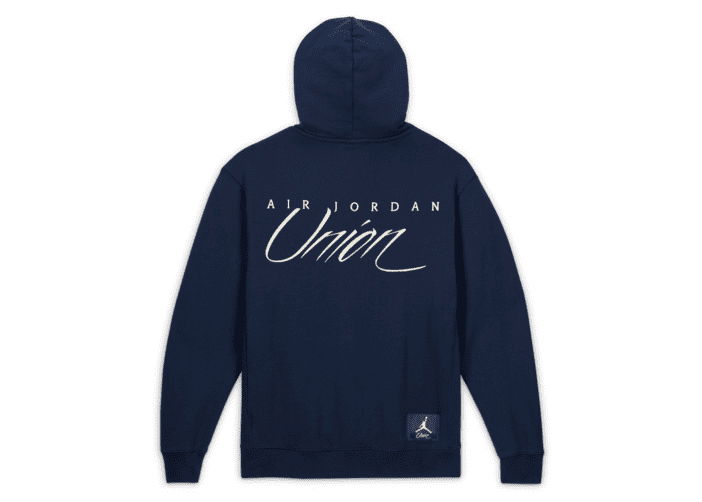 Huppari Jordan Union x MJ Fleece Hoodie Tummansininen | DV7335-419, 0