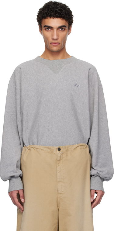 Huppari HED MAYNER Hed Mayner Embroidered Sweatshirt Harmaa | HMMA72012R-HA183, 0