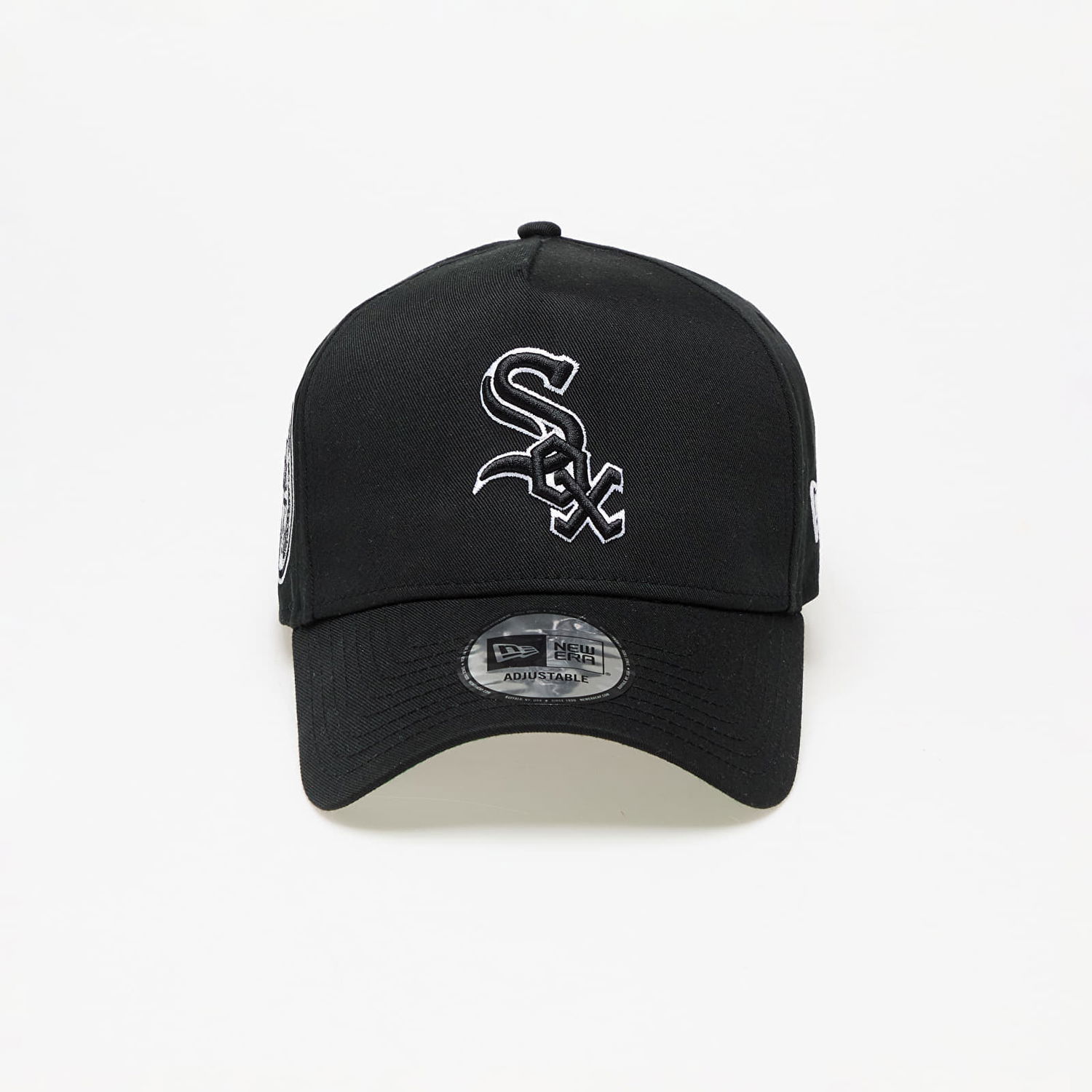 Korkki New Era Chicago White Sox World Series Patch 9FORTY E-Frame Adjustable Cap Musta | 60422501, 0