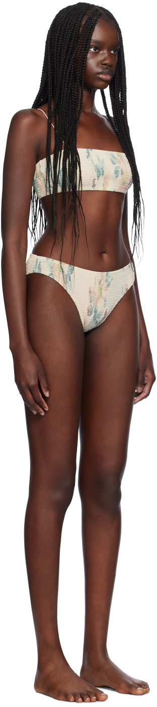 Uimapuvut TOTEME TOTEME Smocked Mid-Rise Bikini Monivärinen | 243-WSW1079FB0249/2WRW3263FB0249, 1