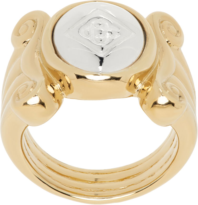 Sormus Casablanca Column Ring with Cameo Metallinen | APS25-JW-253-03