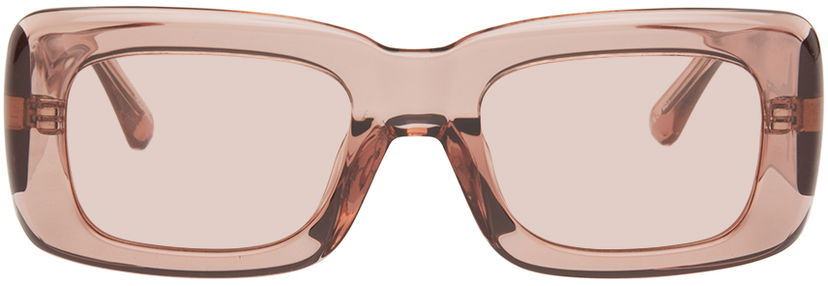 Aurinkolasit The Attico The Attico Linda Farrow Edition Marfa Sunglasses Vaaleanpunainen | ATTICO3C27SUN