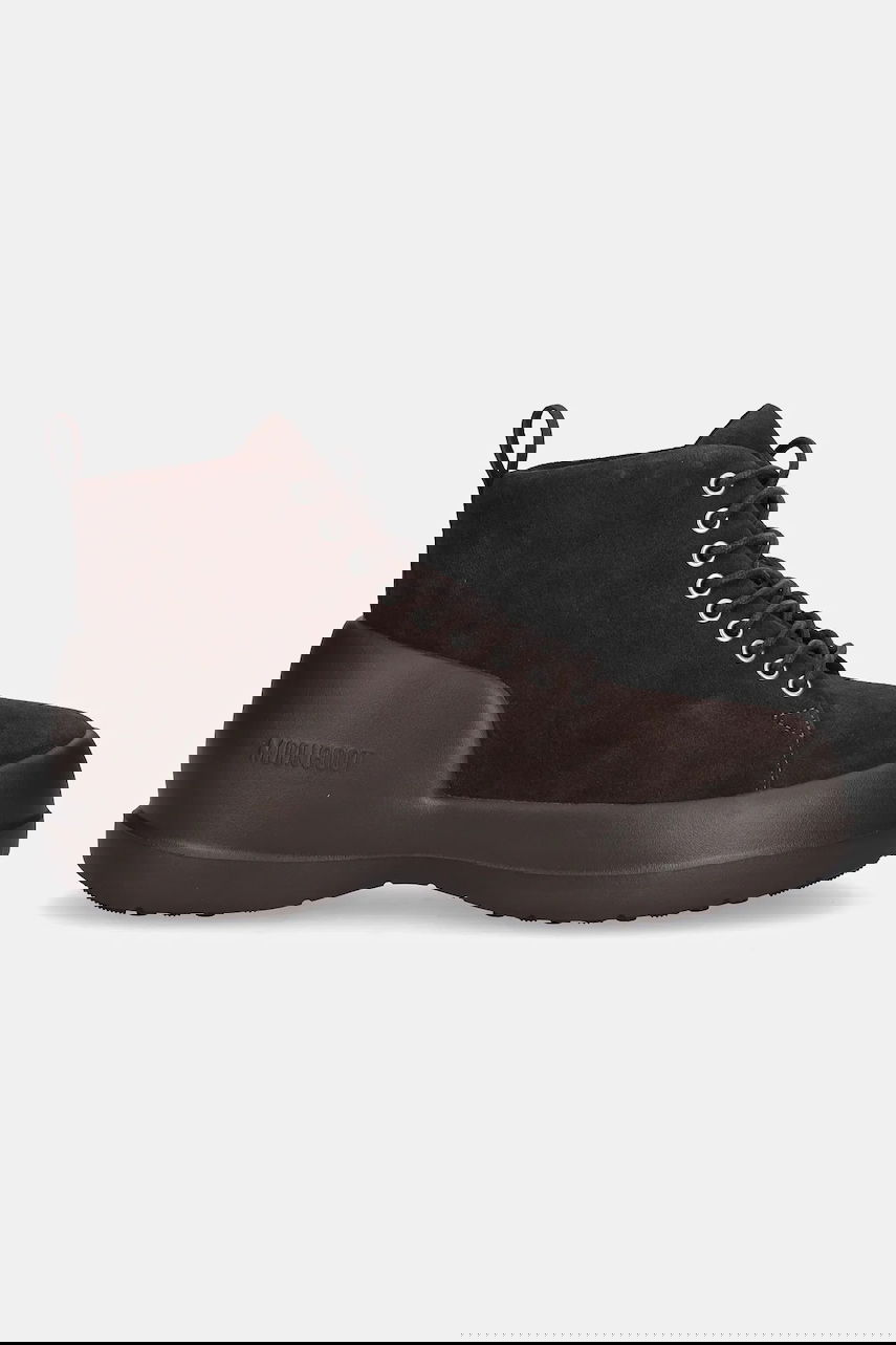 Tennarit ja kengät Moon Boot MEZZALUNA LACE UP MID SUEDE Boots Ruskea | 80D2500030.M010, 1