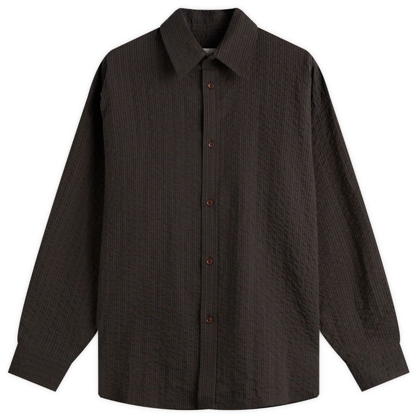 Paita sage NATION Chisholm Check Shirt Tummansininen | S075-NBC