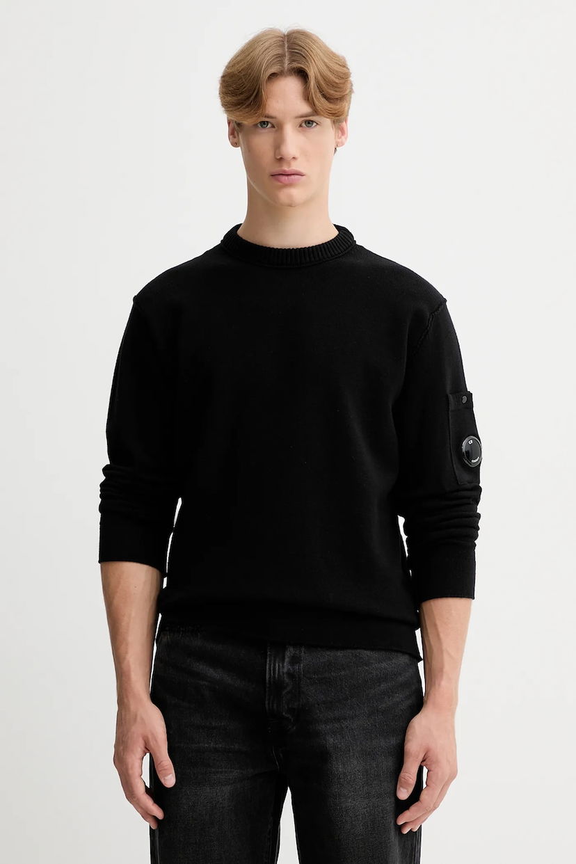 Villapaita C.P. Company C.P. Company Knit Sweater Musta | 19CMKN238A110432A