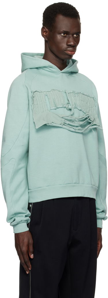 Huppari Ottolinger Ottolinger Distressed Multiline Hoodie Vihreä | 115-102715-01, 1