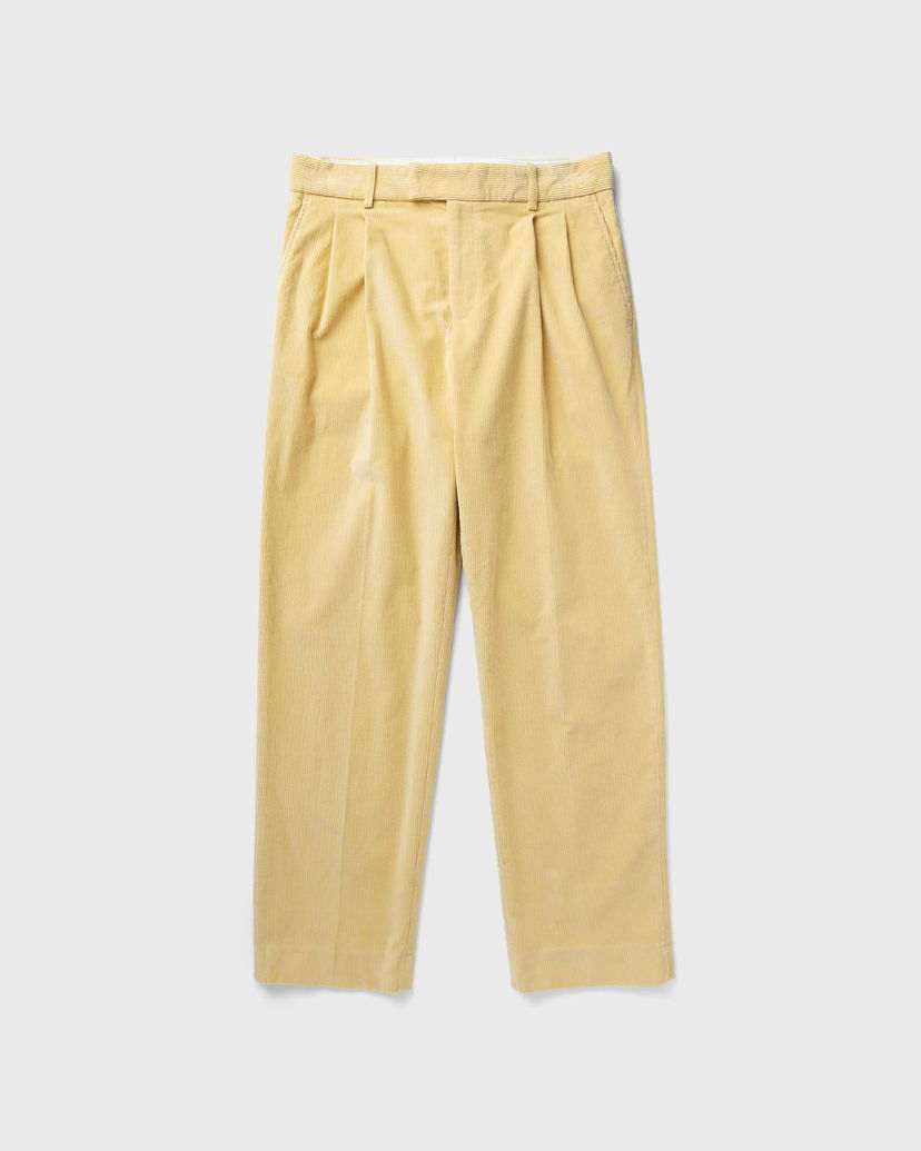 Housut Drôle de Monsieur Corduroy Casual Pants Keltainen | E-BP165-CO156-ST