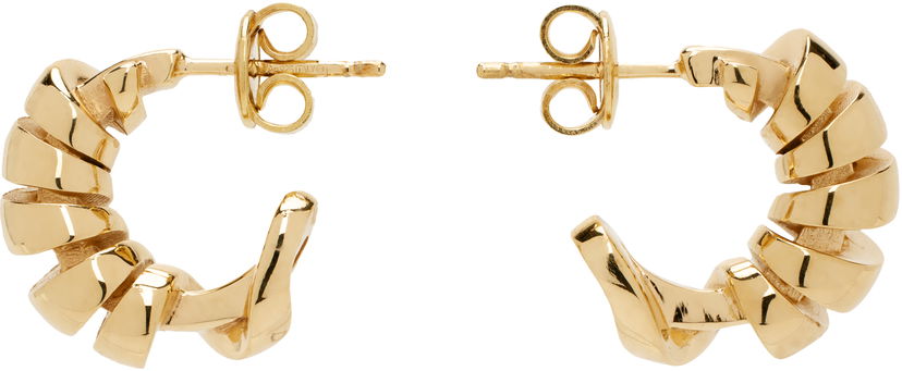 Korvakorut Bottega Veneta Twist Gold Earrings Keltainen | 804860 VAHU0