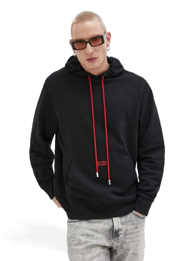 Huppari GCDS Cotton Hoodie Musta | CC94M100105