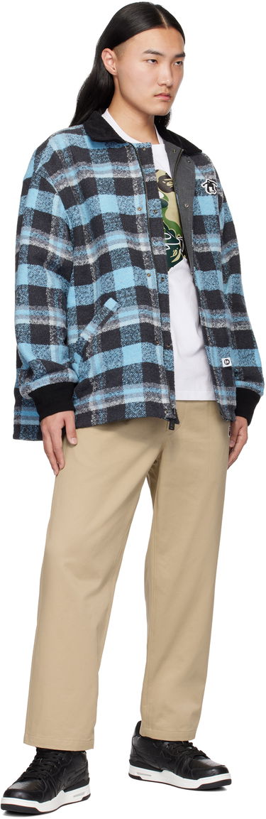 Parka AAPE by A Bathing Ape AAPE by A Bathing Ape Moonface Logo Reversible Utility Jacket Harmaa | AAPJKM7680XXNBKX, 3