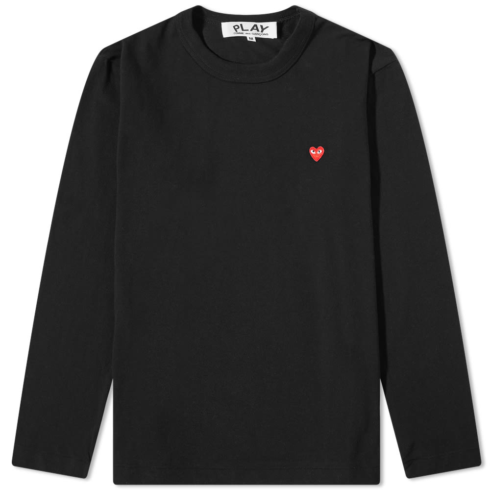 T-paita Comme des Garçons Play Small Red Heart Tee Musta | P1T308-1, 0