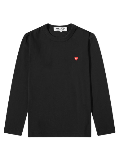 T-paita Comme des Garçons Play Small Red Heart Tee Musta | P1T308-1