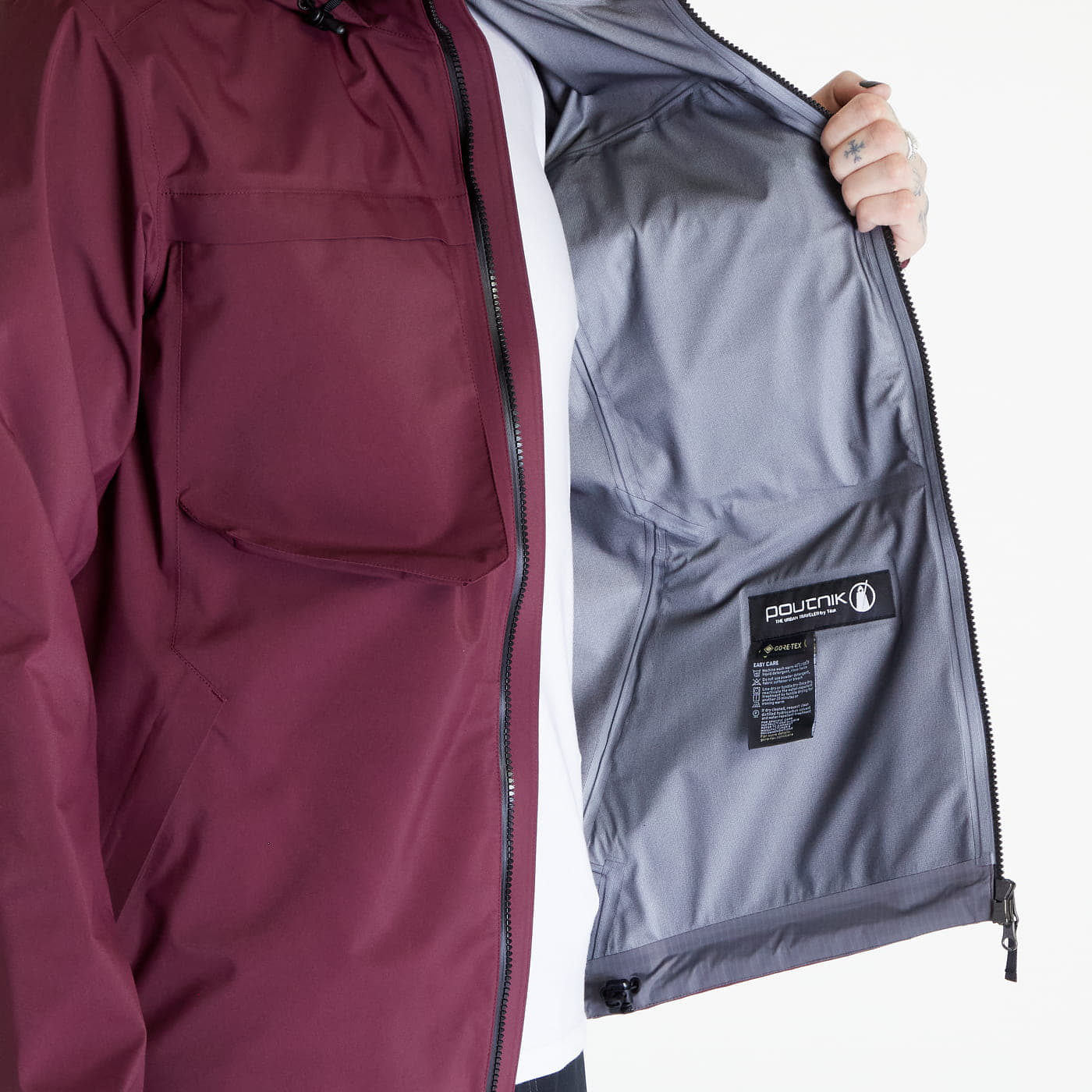 Tuulitakki Tilak Poutnik by CAW Jacket GTX Winsdor Wine Burgundia | ZAK22003, 1