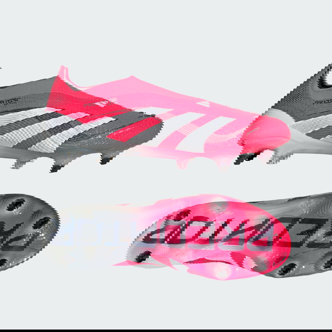 Tennarit ja kengät adidas Performance Predator Elite Laceless Soft Ground Vaaleanpunainen | ID3844, 0