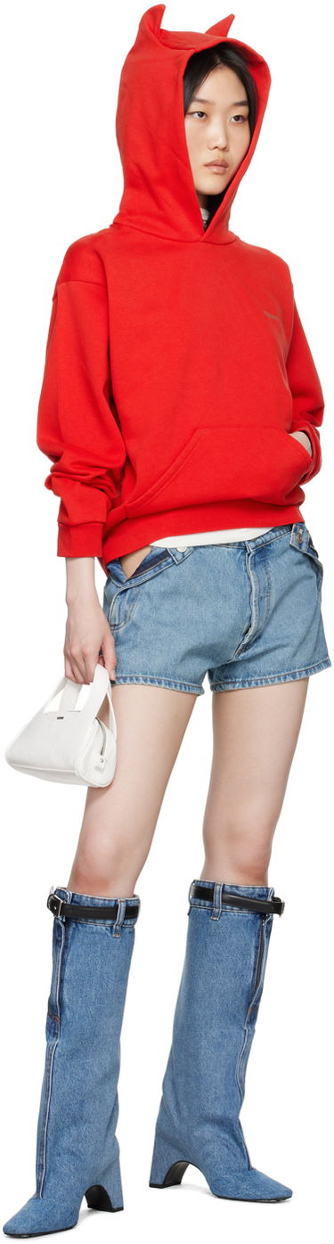 Huppari Coperni Coperni Horn Hoodie Punainen | COPJS15BIS523, 3