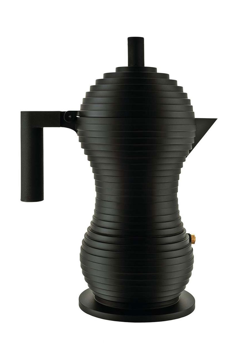 Kodin sisustus Alessi Pulcina Stovetop Espresso Maker - 6cup Musta | MDL02.6.BB