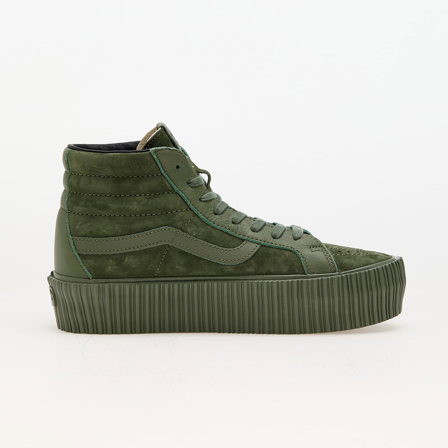 Tennarit ja kengät Vans Sk8-Hi Reissue 38 Platform LX Suede/Leather Army Vihreä | VN000CNFARM1, 1