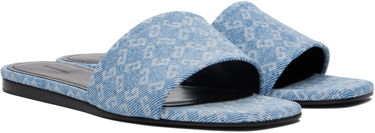 Asusteet Givenchy Givenchy 4G Denim Slides Sininen | BE306FE2BN420, 3
