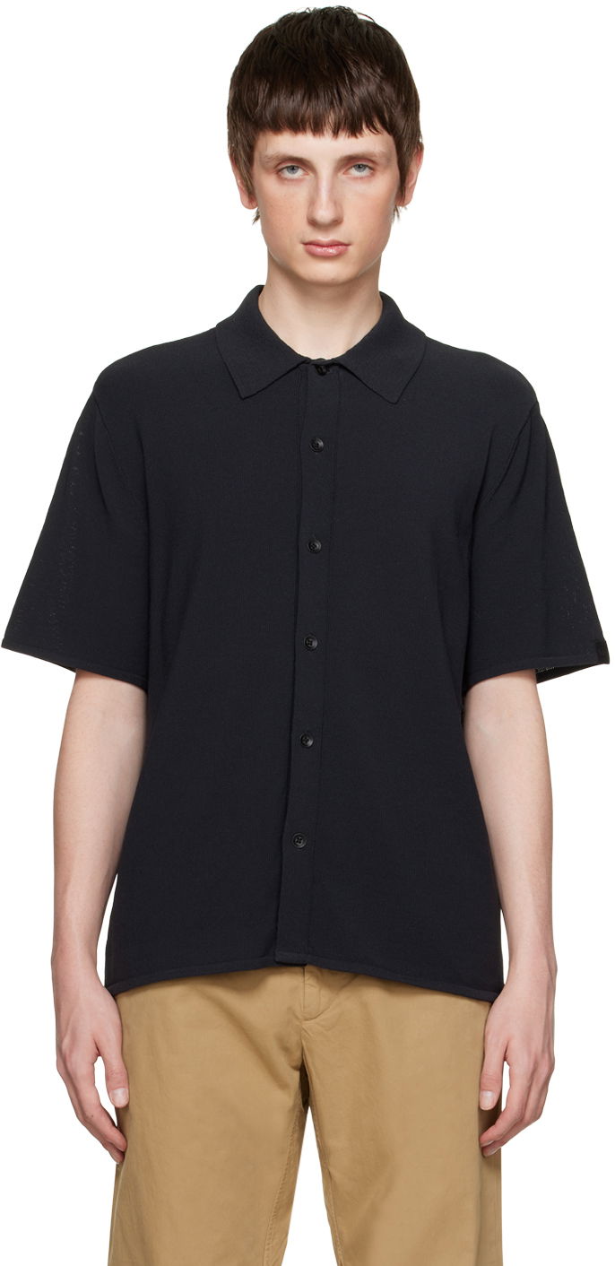 Paita rag & bone Rag & Bone Nolan Button-Up Shirt Musta | MBS23P023YG23