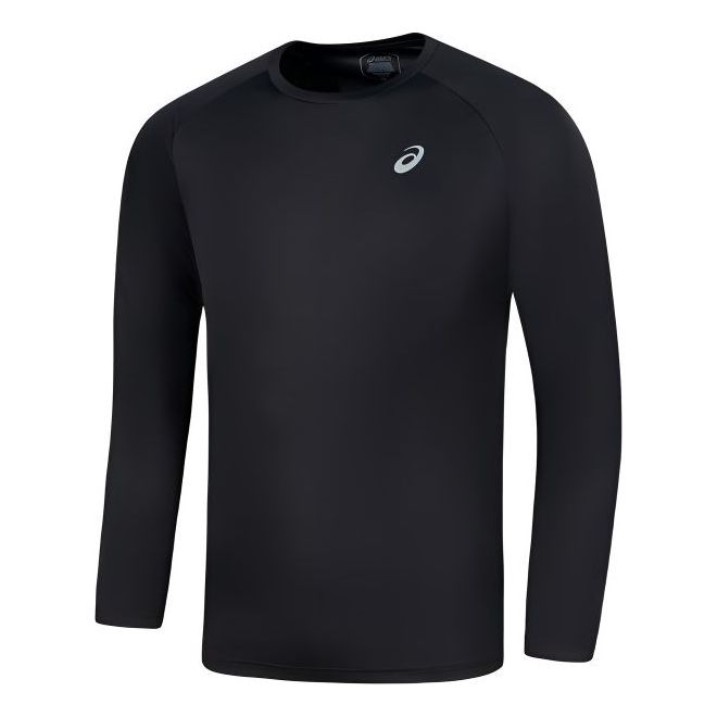 T-paita Asics Icon Long Sleeve Running Top Musta | 2011D047-001