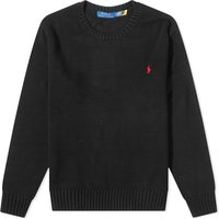 Huppari Polo by Ralph Lauren Ralph Lauren Cotton Shaker Crew Knit Polo Musta | 710810846020, 1