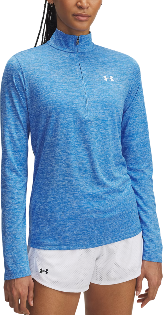 T-paita Under Armour Under Armour Tech 1/2 Zip Twist Top Sininen | 1384225-402, 0