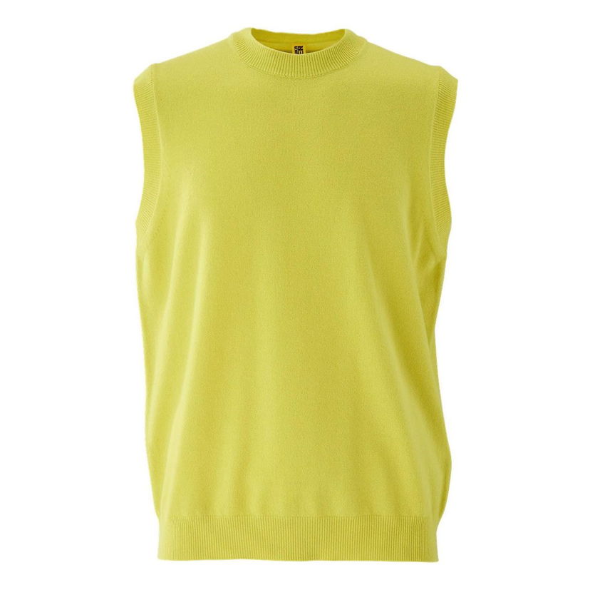 Villapaita Onitsuka Tiger Knit Vest Keltainen | 2183B366-750