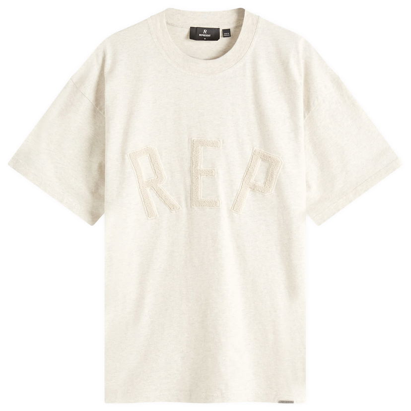 T-paita Represent Clo Represent Rep Applique T-Shirt Beige | MLM41210-30