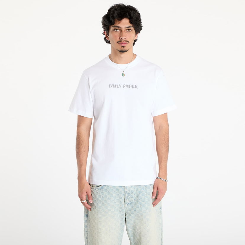 T-paita DAILY PAPER Daily Paper Shield Focus T-Shirt Valkoinen | 2513073