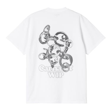 T-paita Carhartt WIP Short Sleeve Charms T-Shirt Valkoinen | I034410_9, 3
