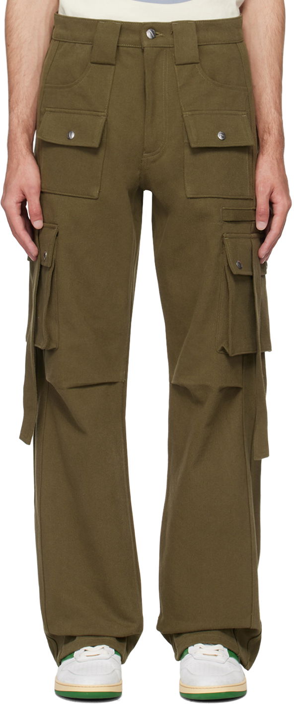 Cargo housut Rhude Pockets Cargo Pants Vihreä | RHPS24PA02320024