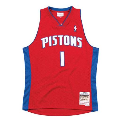 Jersey Mitchell & Ness Detroit Pistons Basketball Jersey Punainen | SMJYCP19212-DPISCAR08AIV, 0