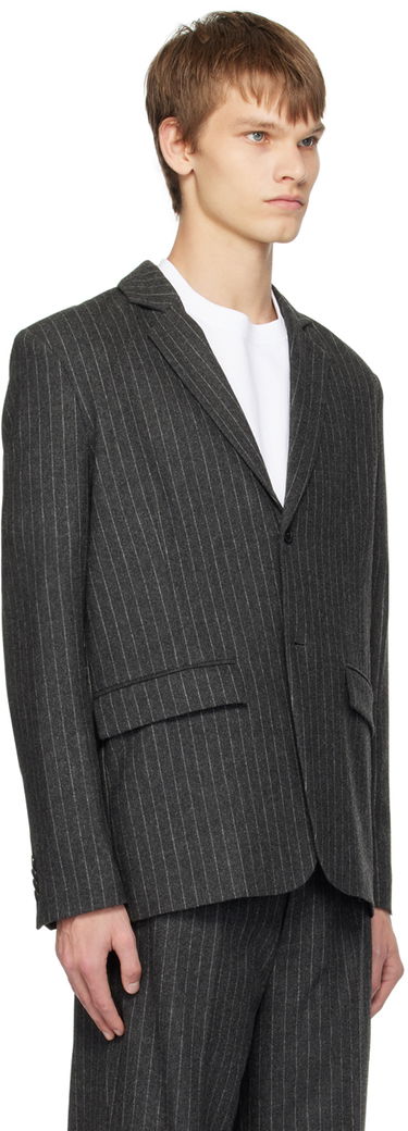 Takki Samsoe Samsoe Samsøe Samsøe Cho Pinstripe Blazer Harmaa | M23400040, 1